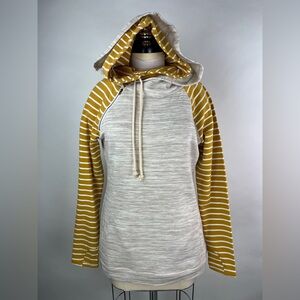 💚 2930. Double Hooded Asymmetrical Tunic Sweater